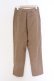 画像2: NieR Clothing / ストライプパンツ F ベージュ O-26-03-13-065-PU-PA-OW-OS (2)