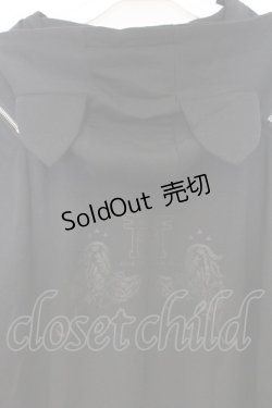 画像2: NieR Clothing / 可変猫耳パーカー F ブラック O-26-03-13-011-PU-TO-OW-OS