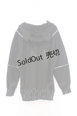 画像3: NieR Clothing / 可変猫耳パーカー F ブラック O-26-03-13-011-PU-TO-OW-OS