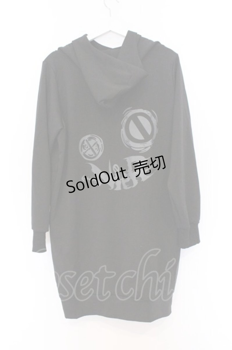 画像3: NieR Clothing / ロゴptハイネックパーカー F ブラック O-26-03-13-014-PU-TO-OW-ZT527 (3)