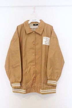 画像1: NieR Clothing / コーチジャケット風ジャケット F カラシ O-26-03-13-016-PU-CO-OW-OS