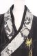 画像2: Qutie Frash / アシメ着物カーデ  ブラック O-26-03-13-002-QU-JA-OW-OS (2)