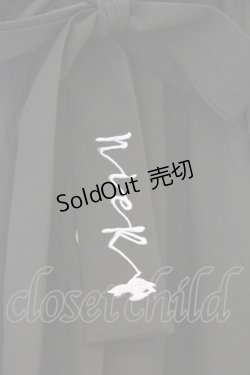 画像2: NieR Clothing / ボタン配色スカート F ブラック O-26-03-13-018-PU-SK-OW-OS