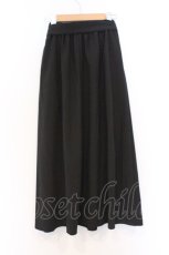 画像3: NieR Clothing / ボタン配色スカート F ブラック O-26-03-13-018-PU-SK-OW-OS (3)