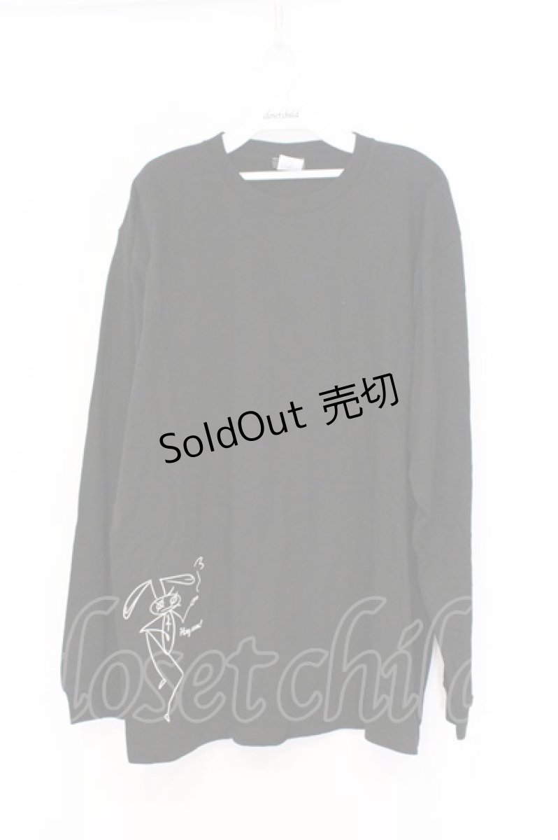 画像1: NieR Clothing / プリントカットソー XL ブラック×NieRちゃんプリント O-26-03-13-019-PU-TO-OW-ZT528 (1)