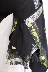 画像3: Qutie Frash / アシメ着物カーデ  ブラック O-26-03-13-002-QU-JA-OW-OS (3)