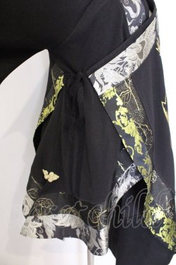 画像3: Qutie Frash / アシメ着物カーデ  ブラック O-26-03-13-002-QU-JA-OW-OS