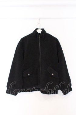 画像1: NieR Clothing / ボアブルゾン F ブラック O-26-03-13-023-PU-CO-OW-OS