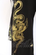 画像4: Qutie Frash / アシメ着物カーデ  ブラック O-26-03-13-002-QU-JA-OW-OS (4)