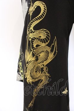 画像4: Qutie Frash / アシメ着物カーデ  ブラック O-26-03-13-002-QU-JA-OW-OS