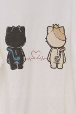 画像2: NieR Clothing / プリントトレーナー XL ホワイト×ミケ＆シエル O-26-03-13-028-PU-TO-OW-OS (2)