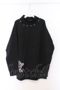 NieR Clothing / ハトメデザインプルオーバー F ブラック O-26-03-13-029-PU-TO-OW-OS