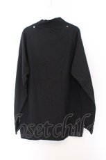 画像3: NieR Clothing / ハトメデザインプルオーバー F ブラック O-26-03-13-029-PU-TO-OW-OS (3)