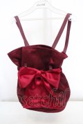 Maison de FLEUR / Liane 巾着リボンリュック  ワイン O-26-03-14-023-LO-BG-OW-OS