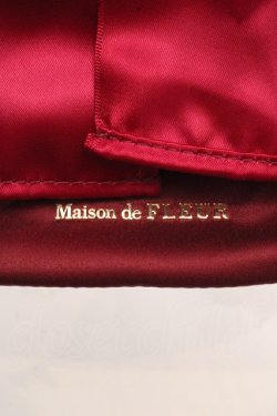 画像2: Maison de FLEUR / Liane 巾着リボンリュック  ワイン O-26-03-14-023-LO-BG-OW-OS