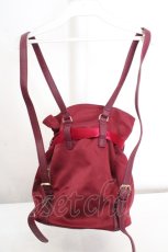 画像3: Maison de FLEUR / Liane 巾着リボンリュック  ワイン O-26-03-14-023-LO-BG-OW-ZTK046 (3)