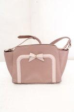 画像1: m petit by misako / AMリボンヨコショルダーバッグ  ピンク O-26-03-14-025-LO-BG-OW-ZT308 (1)