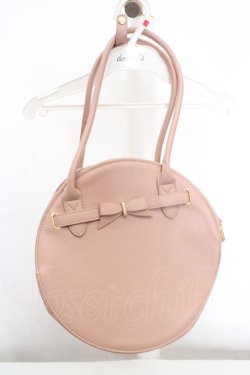 画像1: m petit by misako / AMサークルリボントートバッグ  ピンク O-26-03-14-027-0-BG-OW-OS