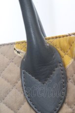 画像3: KANEKO ISAO / パフューム柄キルトトートバッグ  ベージュ×グレー O-26-03-14-003-EL-BG-IG-ZT273 (3)