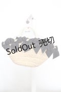 axes femme / リボン使いカゴバッグ  ナチュラル×クロ O-26-03-14-029-AX-BG-OW-ZTK038