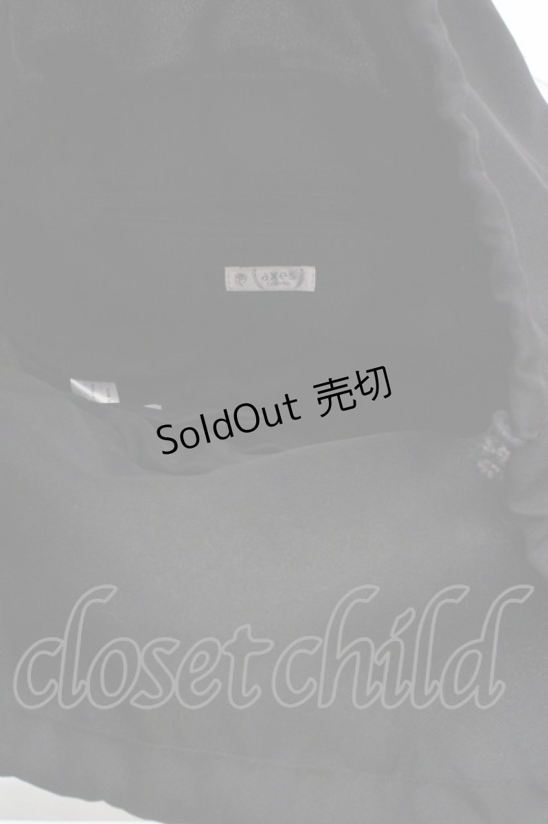 画像4: axes femme / リボン使いカゴバッグ  ナチュラル×クロ O-26-03-14-029-AX-BG-OW-ZTK038 (4)