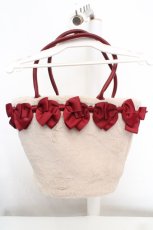 画像3: m petit by misako / AM*NIリボンFバッグ  アカ O-26-03-14-031-LO-BG-OW-ZTK051 (3)