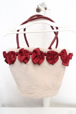 画像3: m petit by misako / AM*NIリボンFバッグ  アカ O-26-03-14-031-LO-BG-OW-OS