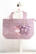 m petit by misako / サンリオキャラクターズコラボリボン付きトートバッグ  ラベンダー O-26-03-14-033-LO-BG-OW-OS