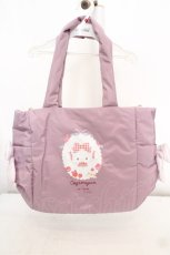 画像1: m petit by misako / サンリオキャラクターズコラボサイドリボントートバッグ  ラベンダー O-26-03-14-034-LO-BG-OW-ZTK038 (1)