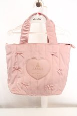 画像1: m petit by misako / NINA'Sコラボベロアリボン2wayバッグ  ピンク O-26-03-14-038-LO-BG-OW-ZT0316P (1)