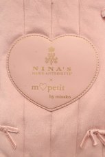 画像2: m petit by misako / NINA'Sコラボベロアリボン2wayバッグ  ピンク O-26-03-14-038-LO-BG-OW-ZT0316P (2)