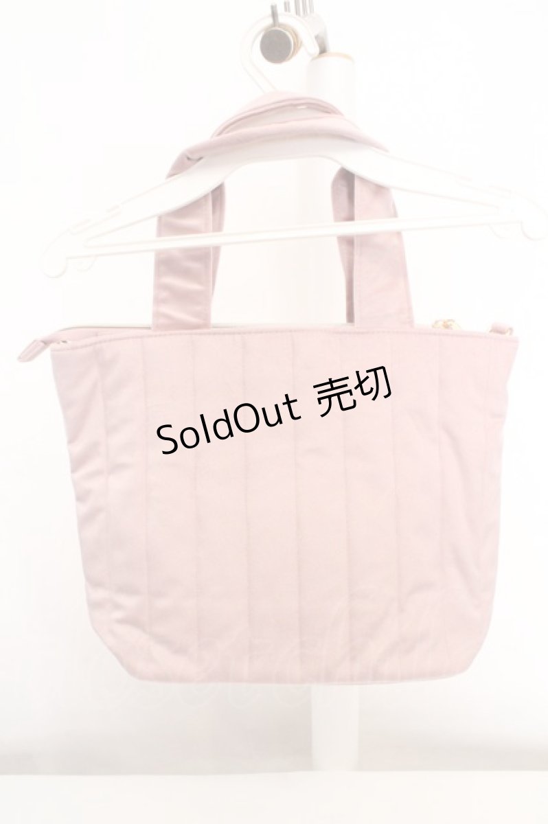 画像3: m petit by misako / NINA'Sコラボベロアリボン2wayバッグ  ピンク O-26-03-14-038-LO-BG-OW-ZT0316P (3)