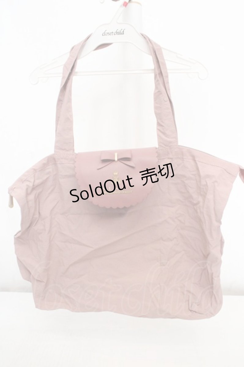 画像2: m petit by misako / エコバッグ  ピンク O-26-03-14-042-LO-BG-OW-ZT335 (2)