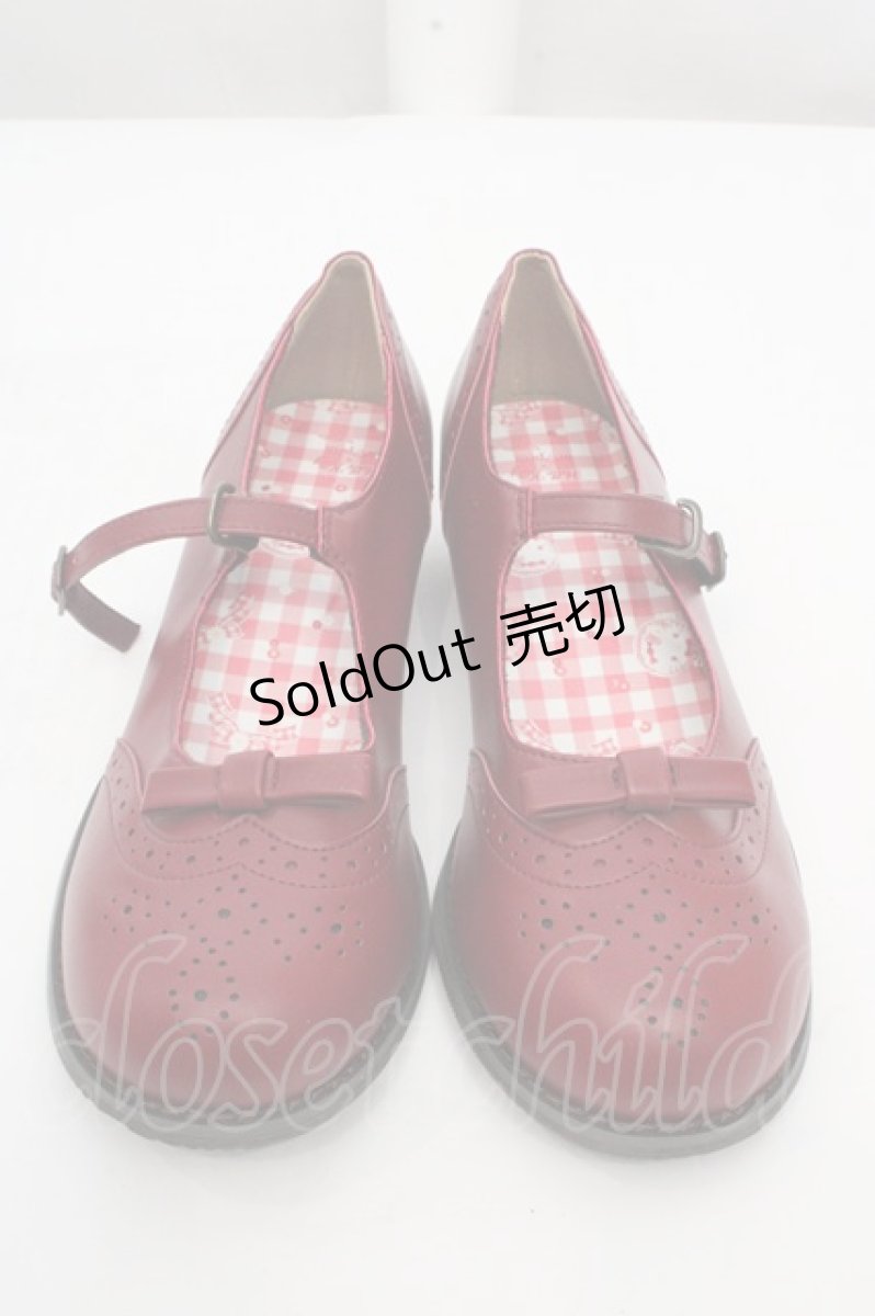 画像1: m petit by misako / サンリオキャラクターズコラボハローキティパンプス M アカ O-26-03-14-044-LO-SH-OW-OS (1)
