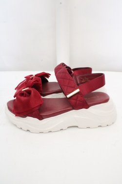 画像2: m petit by misako / AMシアーリボンサンダル L アカ O-26-03-14-045-LO-SH-OW-OS