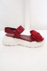 画像4: m petit by misako / AMシアーリボンサンダル L アカ O-26-03-14-045-LO-SH-OW-ZT0316P (4)