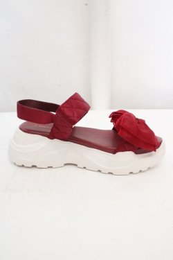 画像4: m petit by misako / AMシアーリボンサンダル L アカ O-26-03-14-045-LO-SH-OW-OS