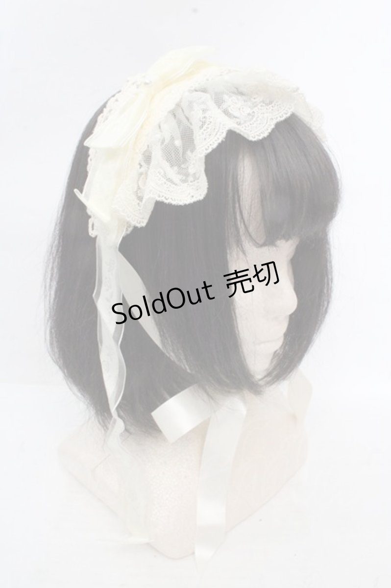 画像1: ALICE and the PIRATES / ロージィリボンヘッドドレス  アイボリー O-26-03-14-046-PA-AC-OW-OS (1)