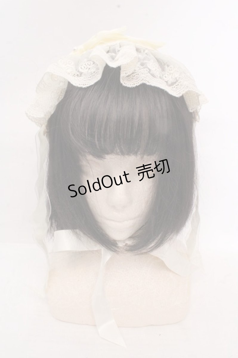 画像2: ALICE and the PIRATES / ロージィリボンヘッドドレス  アイボリー O-26-03-14-046-PA-AC-OW-OS (2)