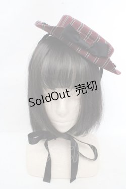 画像1: Victorian maiden / レジメンタルストライプキャノチェ  ワイン O-26-03-14-047-CL-AC-OW-OS