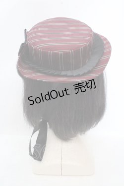 画像3: Victorian maiden / レジメンタルストライプキャノチェ  ワイン O-26-03-14-047-CL-AC-OW-OS