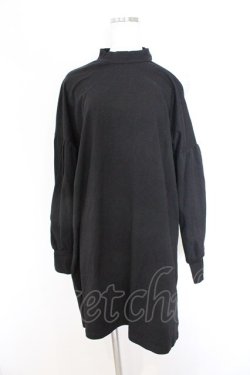 画像1: NieR Clothing / ワンショルワンピース  ブラック ハート刺繍 O-26-03-14-1001-PU-OP-IG-OS