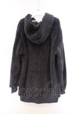 画像3: NieR Clothing / ふわもこプルパーカー  グレー ロゴ刺繍 O-26-03-14-1034-PU-TO-IG-ZT547 (3)