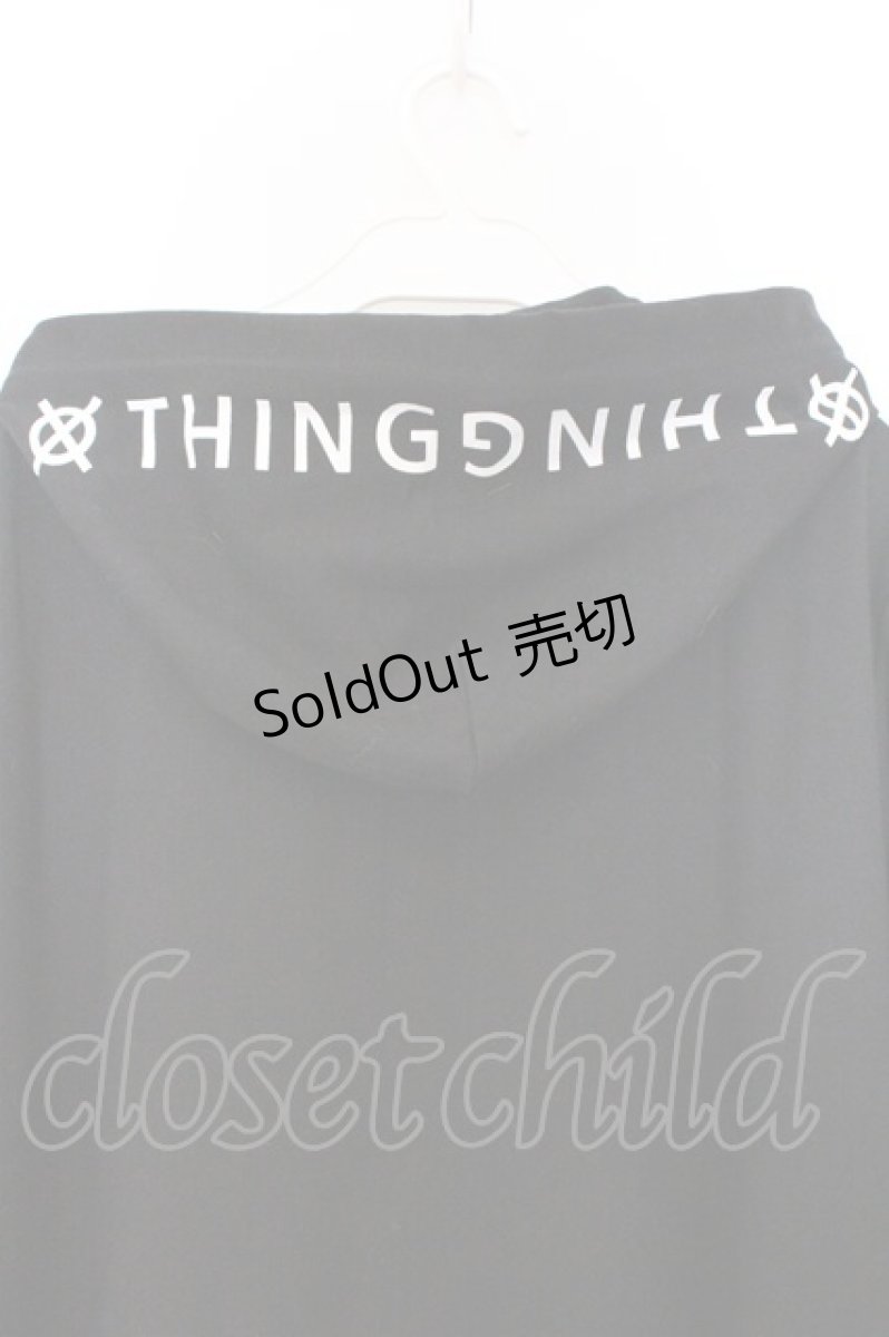 画像2: NieR Clothing / プリントロングパーカー  ブラック O-26-03-14-1035-PU-TO-IG-ZT551 (2)