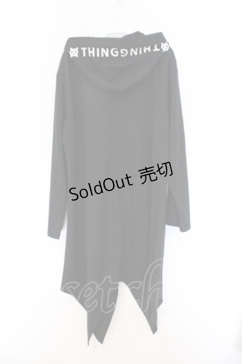 画像3: NieR Clothing / プリントロングパーカー  ブラック O-26-03-14-1035-PU-TO-IG-ZT551 (3)