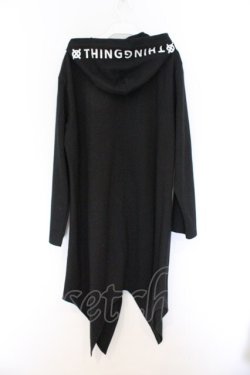 画像3: NieR Clothing / プリントロングパーカー  ブラック O-26-03-14-1035-PU-TO-IG-OS