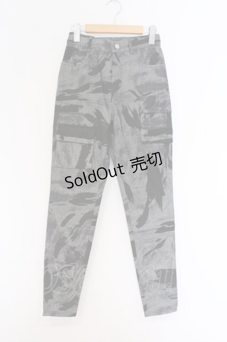 画像1: NieR Clothing / デニム調パンツ F ブラック O-26-03-14-1004-PU-PA-OW-OS (1)