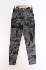 画像1: NieR Clothing / デニム調パンツ F ブラック O-26-03-14-1004-PU-PA-OW-OS (1)