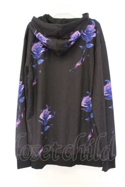 画像3: NieR Clothing / 転写ZIPパーカー  ブラック ローズブルー O-26-03-14-1037-PU-TO-IG-OS