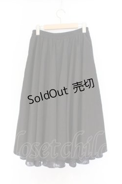 画像3: NieR Clothing / 2枚仕立てARRANGE MINI SKIRT スカート  ブラック O-26-03-14-1038-PU-SK-IG-OS